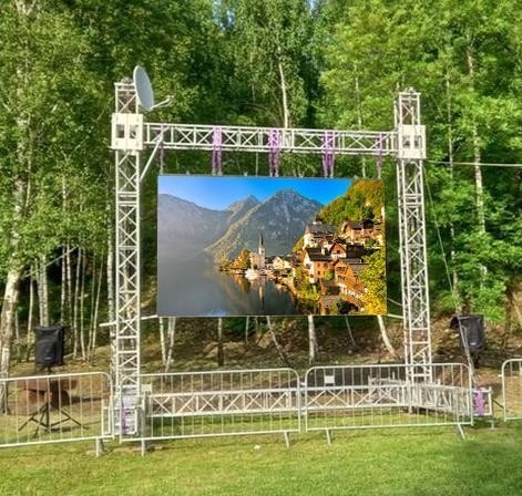 High Refresh Rate P3.91 500x500 500x1000mm HD Outdoor Giant Events LED Video Wall Rental Led Display for Stage Background