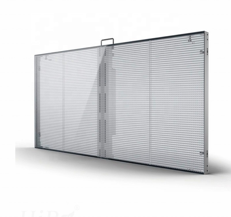 500mm*125mm Indoor Transparent LED Screen P3.91 High Brightness Advertising LED Display Panel