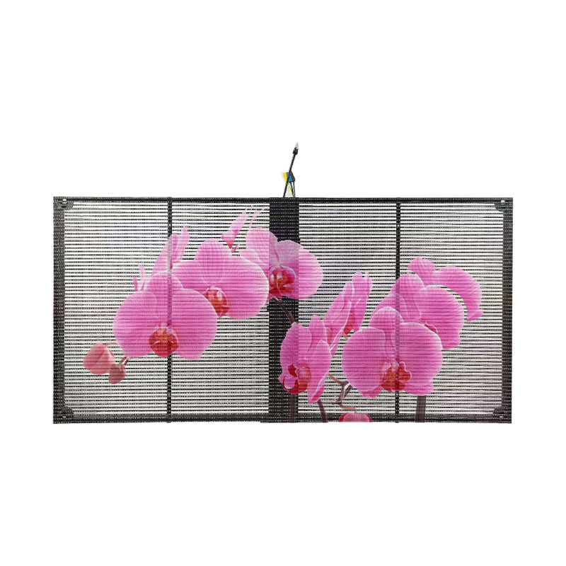Indoor Advertising Video Wall P3.91-P7.82 Transparent Glass LED Screen Display