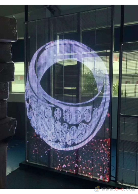 Indoor Advertising Video Wall P3.91-P7.82 Transparent Glass LED Screen Display