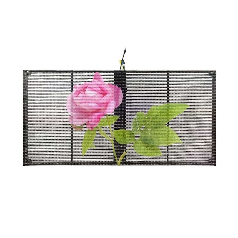 Indoor Advertising Transparent LED Panel Display P3.91-P7.82 Glass Window LED Display