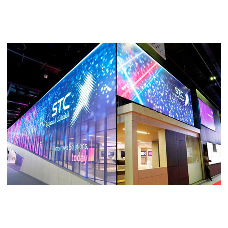 Full Color Transparent LED Display Screen Video Wall P3.91-7.82mm Pixel Pitch