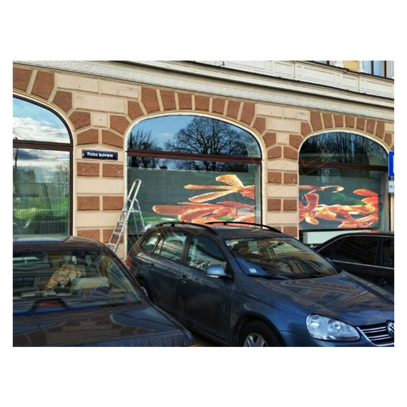 Full Color Transparent LED Display Screen Video Wall P3.91-7.82mm Pixel Pitch
