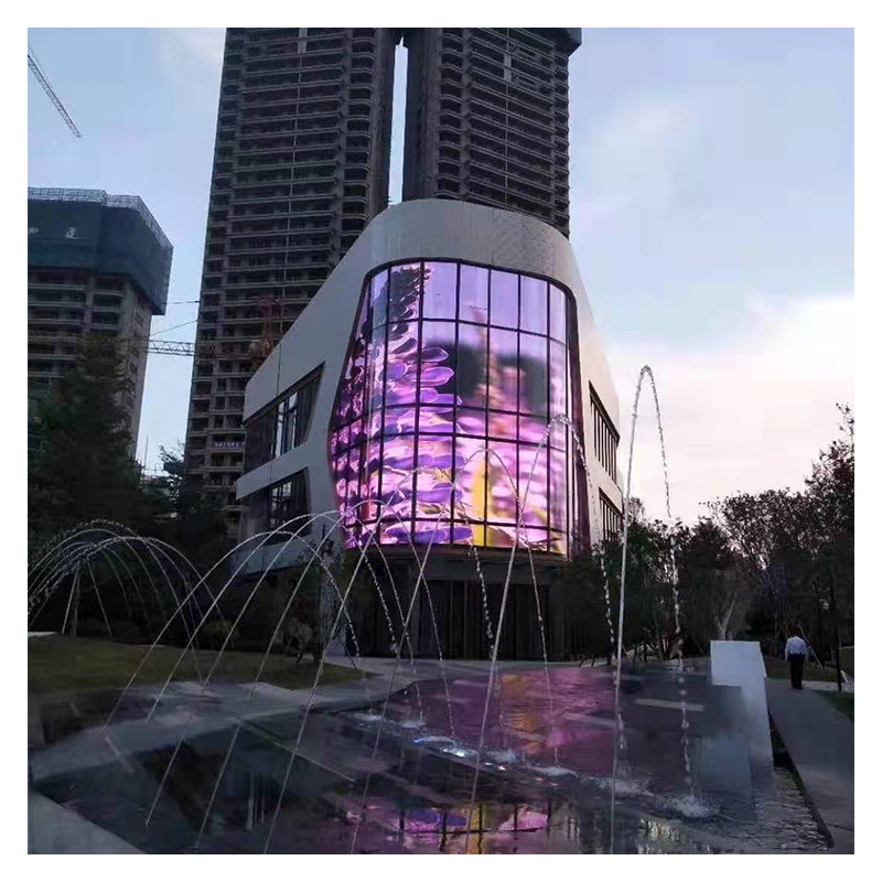 Full Color Transparent LED Display Screen Video Wall P3.91-7.82mm Pixel Pitch