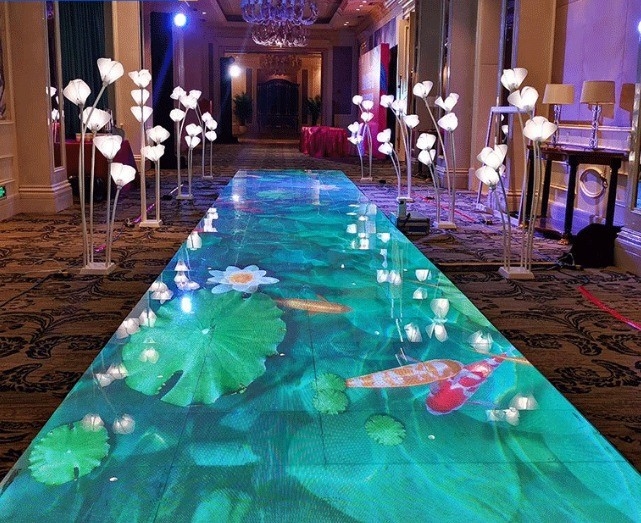 Indoor Outdoor Floor Dance LED Display Screen P4.81 CE ROHS FCC Certification
