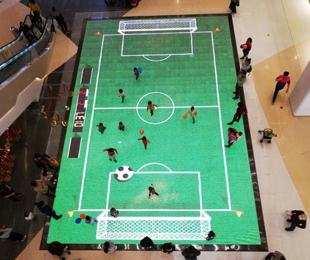 Full Color Dance Floor LED Screen P4.81 LED Screen Floor Tiles With SDK Function