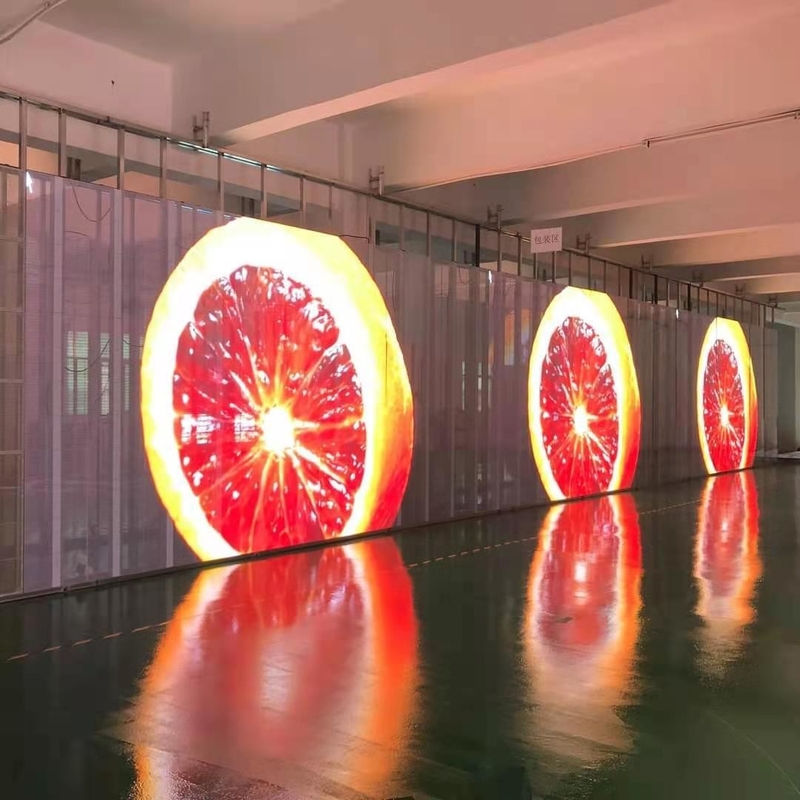 High Refresh Rate Transparent Glass Display , Advertising Transparent LED Screen Video Wall