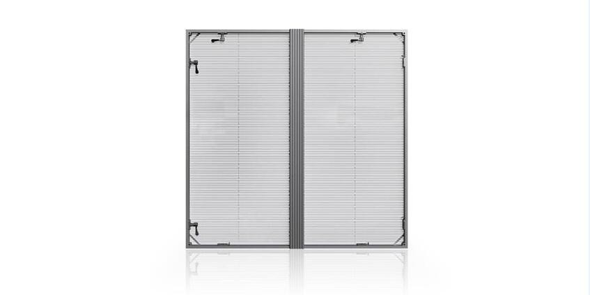 500mm*125mm LED Transparent Video Wall Indoor / Outdoor  LED Strip Display