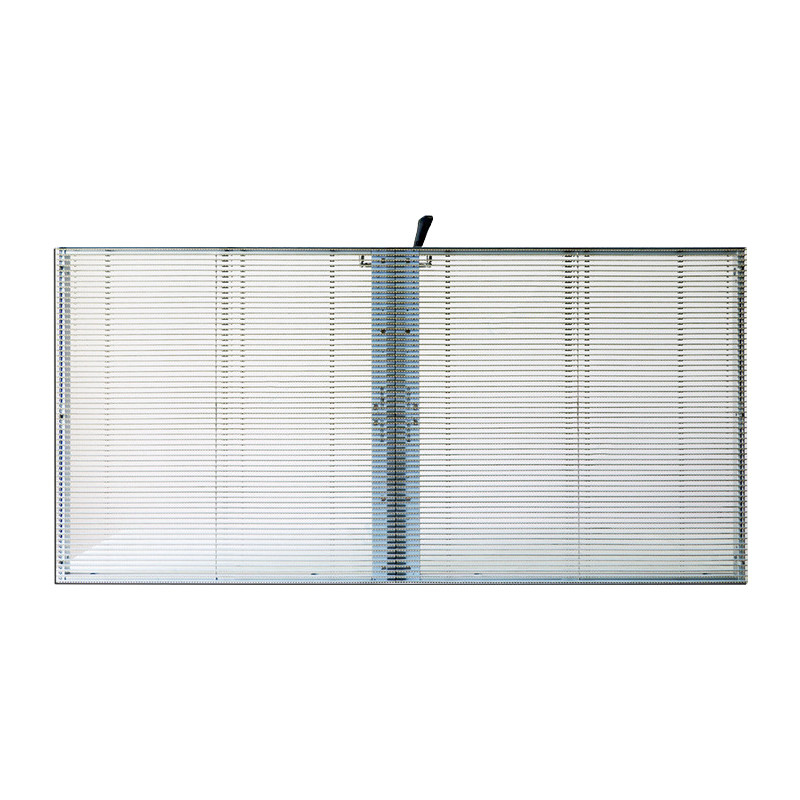 3D Adhesive LED Transparent Film Screen Full Color Transparent Glass LED Screen