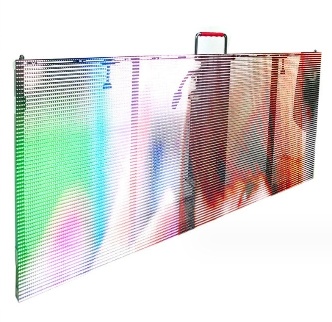 Customized Indoor Transparent LED Screen Panels 500mm*125mm 500mm*125mm