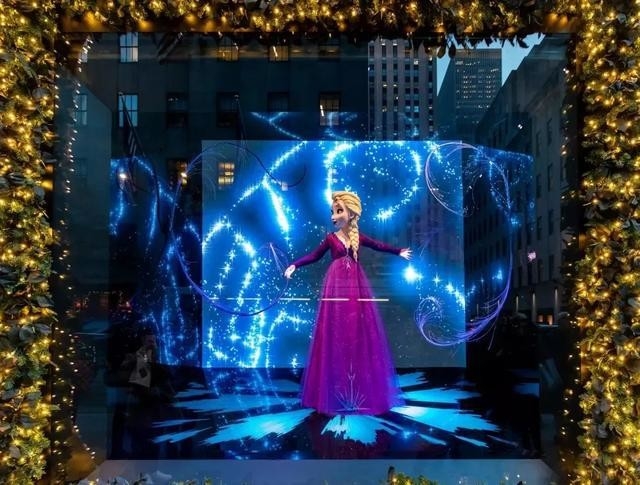 High Brightness Indoor Transparent LED Screen Full Color Video Wall