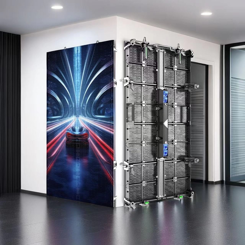 Outdoor P3.91-P7.82 Flexible Transparent LED Screen Rental With Nationstar LED Chip