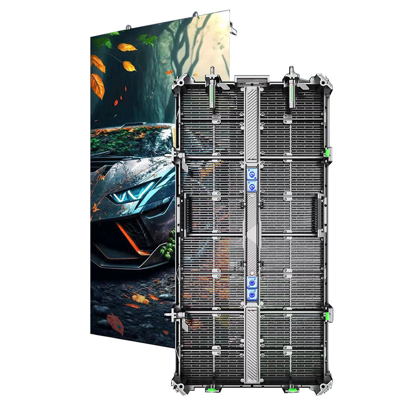 Rental Flexible Transparent LED Film Screen 5600cd/sqm 3D Transparent LED Wall Display