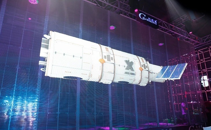 P3.91-P7.82 Rental Flexible LED Transparent Film Screen / Transparent LED Video Wall