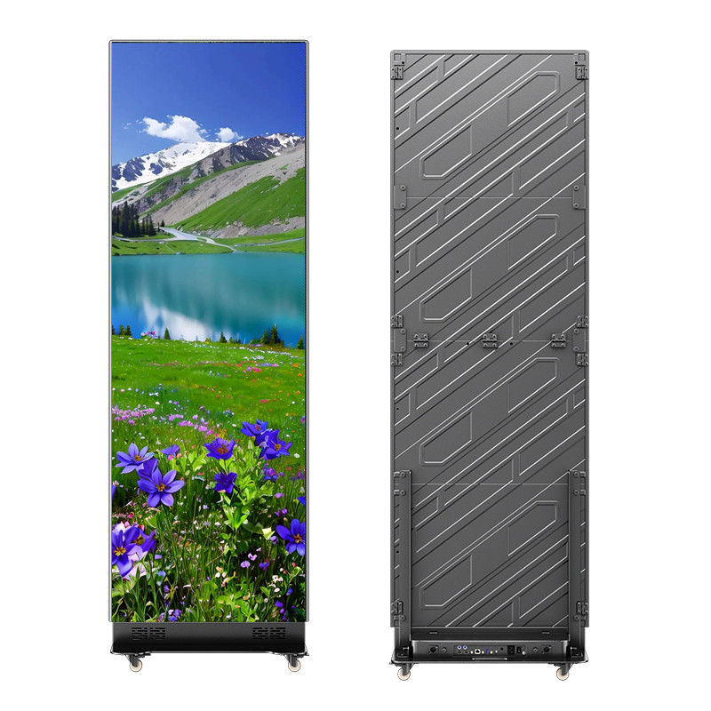 Indoor LED Poster Screen P2.5 P3 P4 P5 Modular Foldable Billboard Screen for Airport/Brand Stores