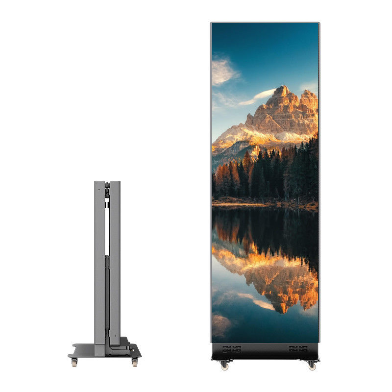 Indoor LED Poster Screen P2.5 P3 P4 P5 Modular Foldable Billboard Screen for Airport/Brand Stores