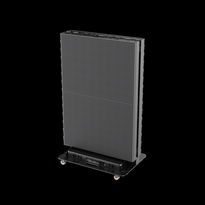 YUYI Portable Foldable LED Poster Display with 4K Display 1200cd/sqm Brightness and 3MM Pixels for Trade Shows Retail & Events