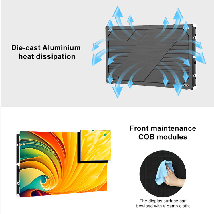 YUYI P1.25 COB LED Video Wall with 5 Year Warranty and SMD1010 LED Chip for Indoor Advertising