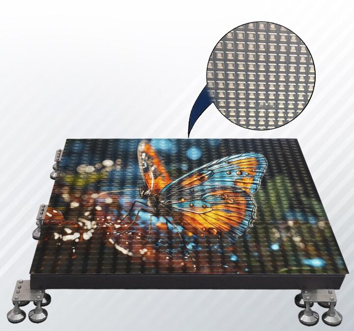 High Performance Dance Floor LED Screen with 1921 LED Chip and 2-5 Years Warranty for Indoor/Outdoor Use