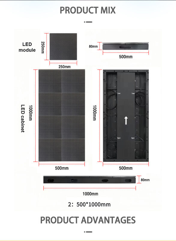 High Performance Dance Floor LED Screen with 1921 LED Chip and 2-5 Years Warranty for Indoor/Outdoor Use