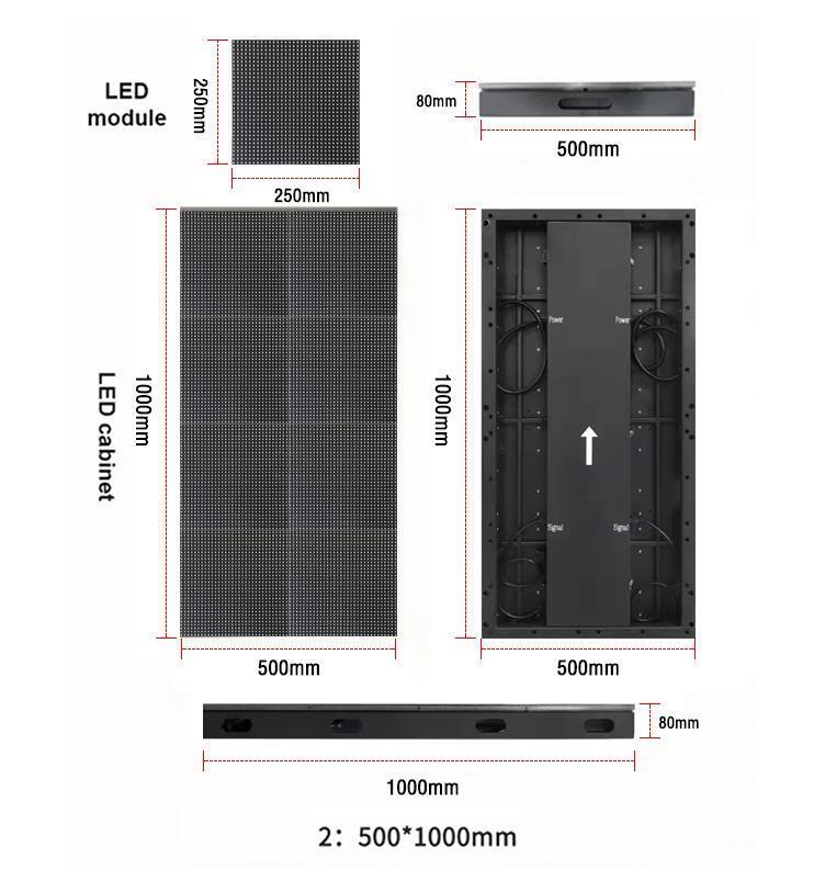 High Load-bearing Capacity Dance Floor LED Screen with 2000KG Load-bearing and Real-time Interactive Features
