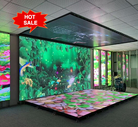 High Load-bearing Capacity Dance Floor LED Screen with 2000KG Load-bearing and Real-time Interactive Features