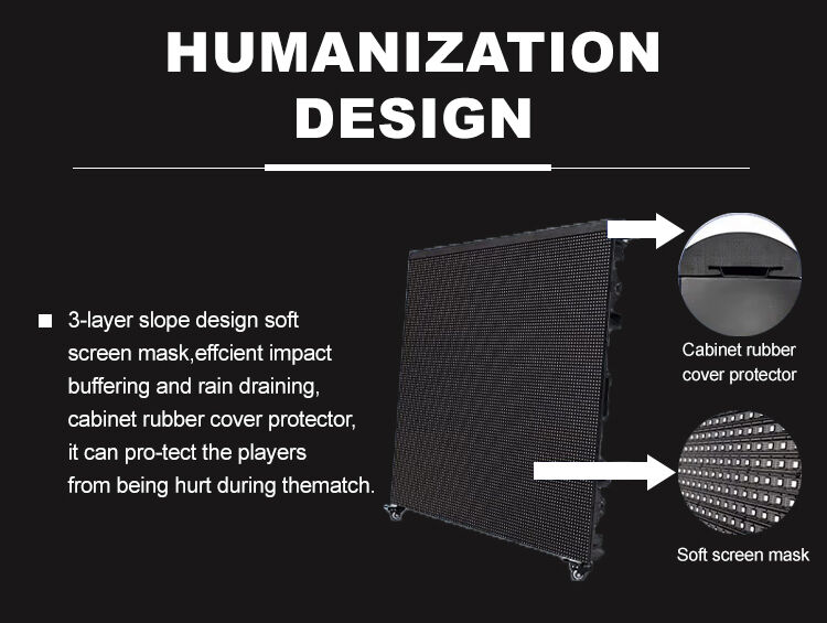 P4 P5 P6 P10 HD IP65 LED Stadium Screen with 1920HZ Refresh Rate for Football Stadium