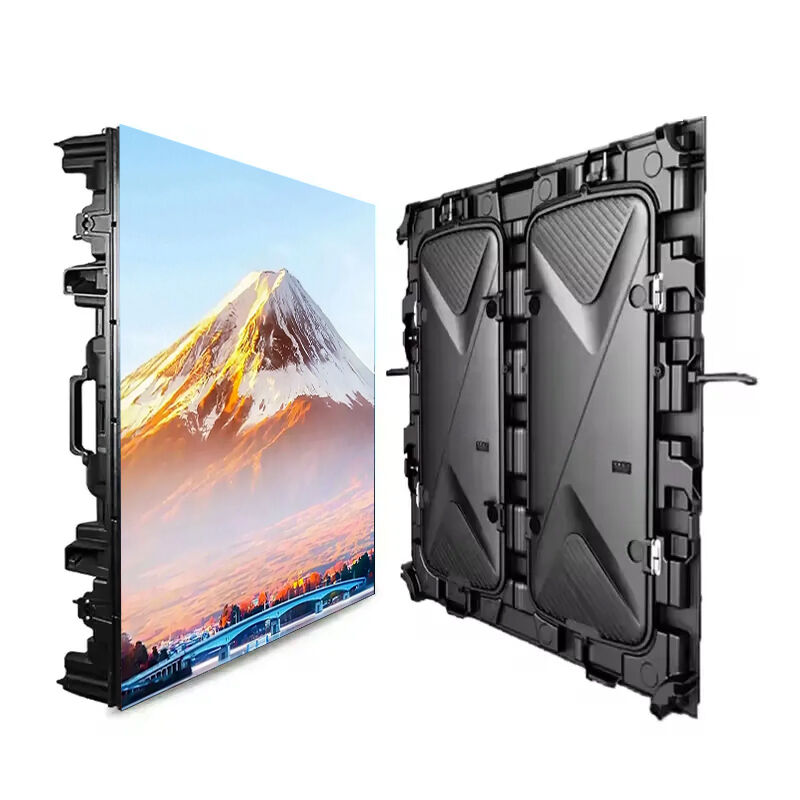 YUYI LED Stadium Screen with Arc Splicing Adjustable Bracket and Cooling Fans for Outdoor Rental LED Display
