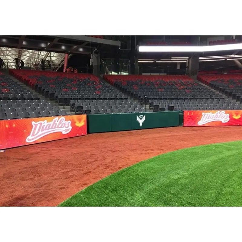 YUYI LED Stadium Screen with Arc Splicing Adjustable Bracket and Cooling Fans for Outdoor Rental LED Display