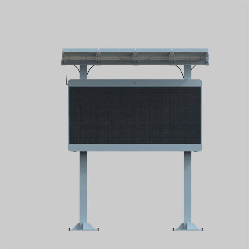 Solar Powered Outdoor LED Display with Energy Saving Technology and Remote Device Management