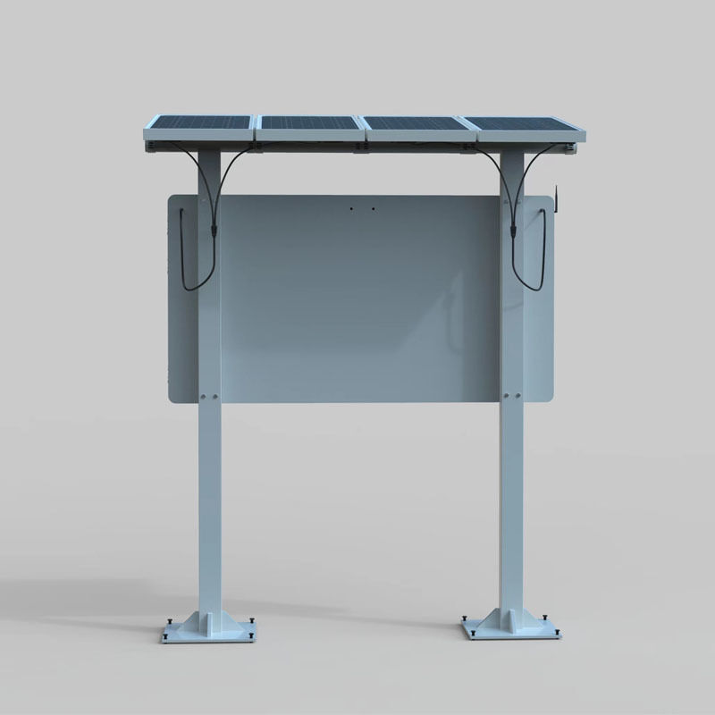 Solar Powered Outdoor LED Display with Energy Saving Technology and Remote Device Management