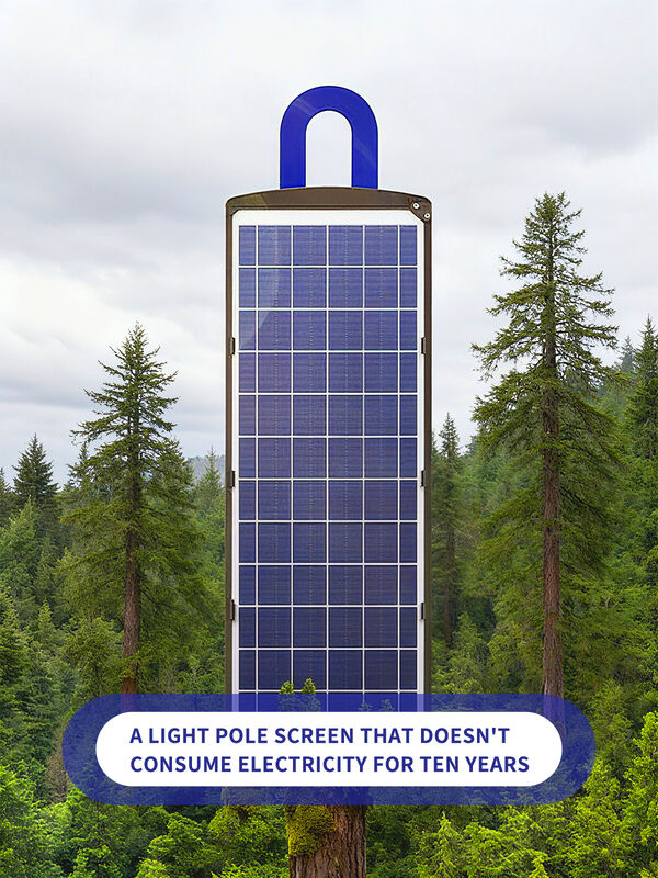 Solar Powered Outdoor LED Display with Energy Saving Technology and Remote Device Management