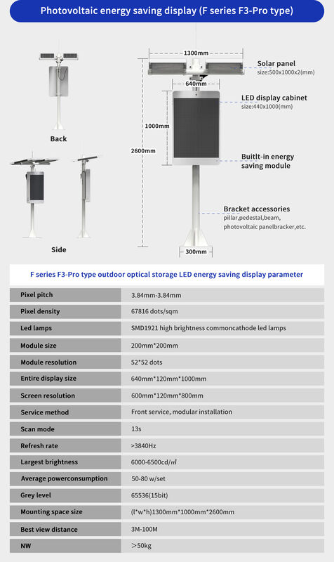 Outdoor LED Display with 3.84mm Pixel Pitch 6000-6500cd/㎡ Brightness and 2-5 Years Warranty