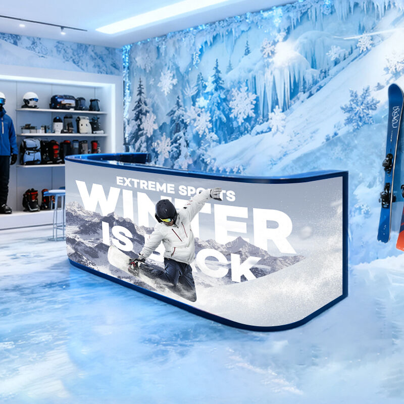 Custom High-definition Full-color Indoor LED Display Waterproof Screen for Reception Bar Counter