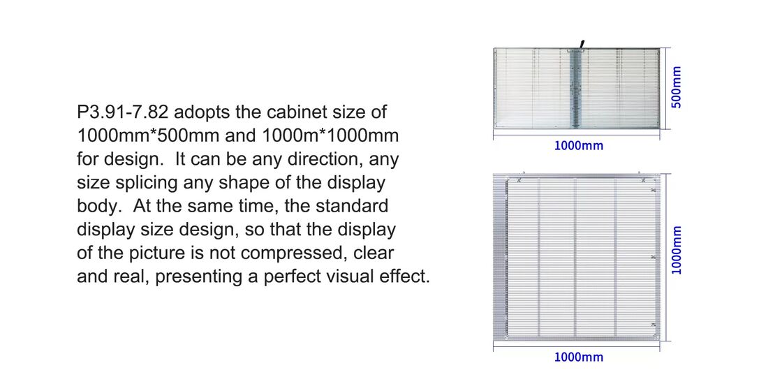 YUYI P3.91-7.82 High Transparency Lightweight and Durable Low Power Consumption Transparent LED Screen for Indoor Applications