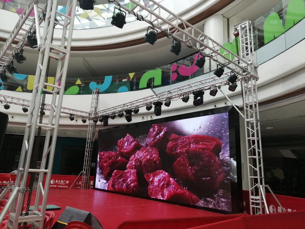YUYI P1.953mm Pixel Pitch LED Rental Screen with 1920HZ-7680HZ Refresh Rate and 500x500mm Cabinet Size for Indoor Video Wall Display
