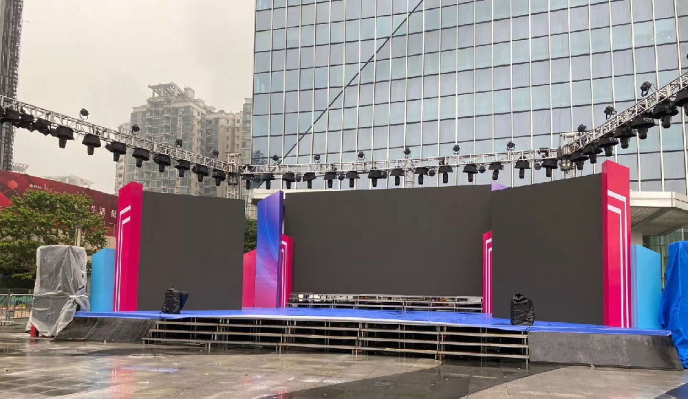 P3.91 Rental LED Screen with 1920HZ-7680HZ Refresh Rate and 500x500mm/500x1000mm Cabinet Size for Indoor Outdoor Use