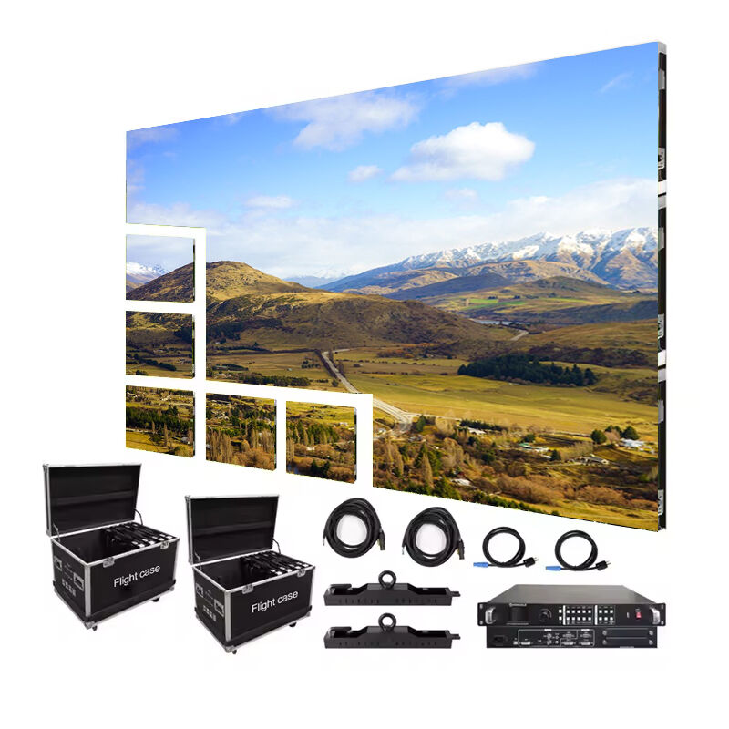 P1.5 P1.9 P2.5 P2.6 P3.91 P4.81 LED Rental Display with 1920HZ/3840HZ/7680HZ Refresh Rate for Easy Installation Indoor Outdoor Use