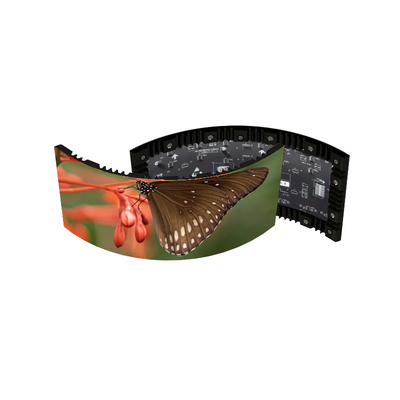 360 graden P4 LED Billboard Screen Volkleurig cilinderscherm