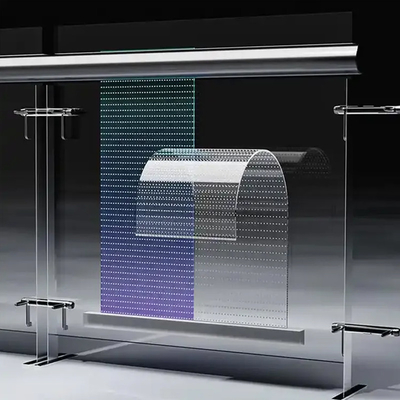Transparent Flexible Film LED Display P8 Outdoor LED Screen Water Resistant