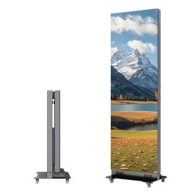 Foldable LED Poster Display with P1.25 P1.5 P1.8 P2.5mm Pixel Pitch and GOB Process for Indoor Use