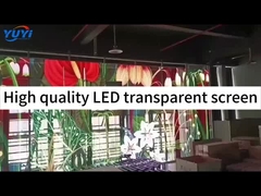 High Brightness Transparent LED Panel Display For Glass Window Invisible Video Screen