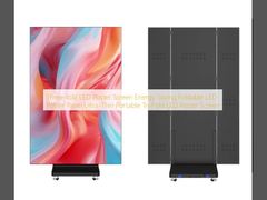 Three-fold LED Poster Screen Energy Saving Foldable LED Poster Panel Ultra-Thin Portable Tri-Fold LED Poster Screen
