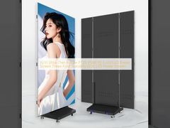 YUYI Ultra-Thin Indoor P1.25 P1.86 P2.5 HD LED Poster Screen Three-Fold Standing GOB LED Poster Screen

