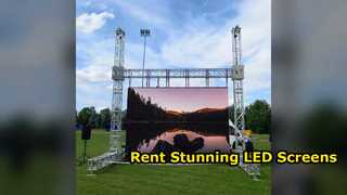 P3.91 LED Display: Stunning Outdoor Visuals Rentals